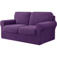 thumbnail image 1 of CHUN YI Stretch Checks Spandex Sofa Cover Separate Backrests Cushions Cover Slipcover, 1 of 5