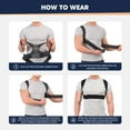thumbnail image 5 of GKTG Posture Corrector for Women and Men, Adjustable Upper Back straightener and Providing Pain Relief from Neck, Shoulder, 5 of 7
