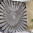 thumbnail image 4 of Colgante de pared tradicional hippie mandala, tapiz floral dorado para ropa de cama, tela colgante estampada, 4 of 5