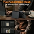 thumbnail image 3 of Kowauri for MagSafe Card Wallet Bag compatible with MagSafe Invisible Ultra-Thin Lightweight Kickstand Magnetic Mobile Wallet Man Woman, 8 Card Slots. (Black, Horizontal Folding), 3 of 8