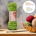 thumbnail image 5 of Wool Yarn for Crochet,Chunky Chenille Yarn for Crocheting,Cotton Yarn for Hand Knitting Yarn for Hand Knitted Sweater Craft Crochet,Grass Green,Gift for Beginners Kids & Adults, 5 of 6