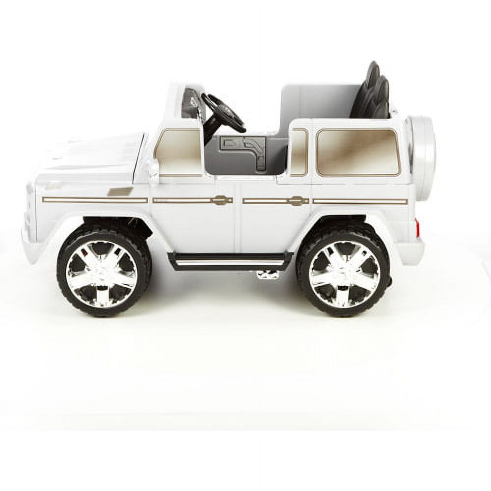 Kid Motorz Mercedes Benz G Class 12-Volt Battery-Powered Ride-On, Silver - image 3 of 7