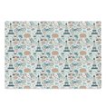 thumbnail image 1 of Paris Cutting Board, Dove Cupcake Eiffel Tower Flowers Falling Leaves Love Grungy Autumn in France Theme, Decorative Tempered Glass Cutting and Serving Board, Large Size, Multicolor, by Ambesonne, 1 of 1