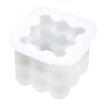 thumbnail image 1 of Artesanía Molde de velas perfumadas de cubo redondo DIY, moldes de jabón de cera de soja hechos a mano de silicona Likrtyny Decoraciones, 1 of 6
