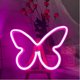 thumbnail image 3 of Butterfly Neon Light Pink Neon Sign Neon Wall Lamp Usb Or Battery Powered Butterfly Night Light For Girls Bedroom Led Neon Sign Neon Sign For Wedding, 3 of 5