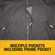thumbnail image 5 of Chaqueta Soft Shell con calefacción DEWALT para hombre, color negro, talla XL, 5 of 8