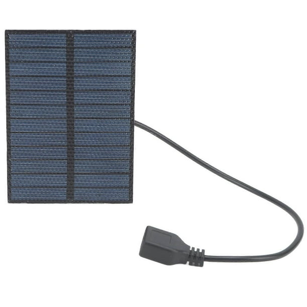 3W 5V Solar Panel, Portable Polysilicon Photovoltaic Panel for Smartphone, Small Outdoor Fans