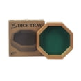 thumbnail image 6 of Koplow Games 10" Wood Dice Tray - Octagon Felt-Lined Solid Wood Roll & Contain Tray for RPG, Board Games & Dice Sets, 6 of 6