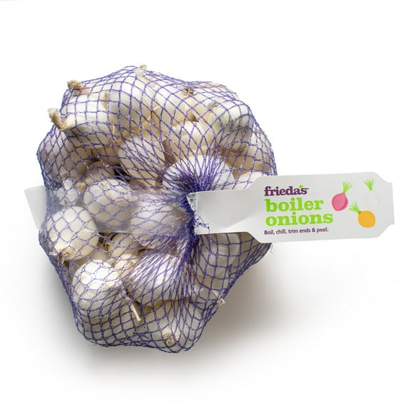 Fresh Whole White Boiler Onions 16oz bag