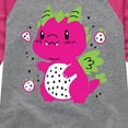 thumbnail image 3 of Instant Message - Dragonfruit - Toddler & Youth Girls Raglan Graphic T-Shirt, 3 of 6