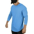 thumbnail image 6 of Mens Knitted Shirts Casual Crew Neck Long Sleeve Slim Fit Lightweight T Shirt, 6 of 8