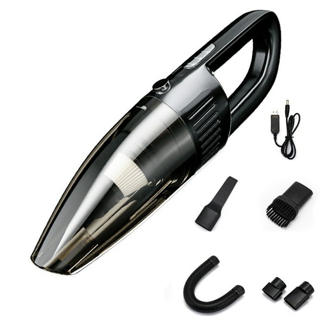 Powerful Quick Charge Lithium-Ion Hand Vacuum, Lightweight Portable Small Hand Vac, Mini Hand Held Vac for Car, Home, Pet Hair