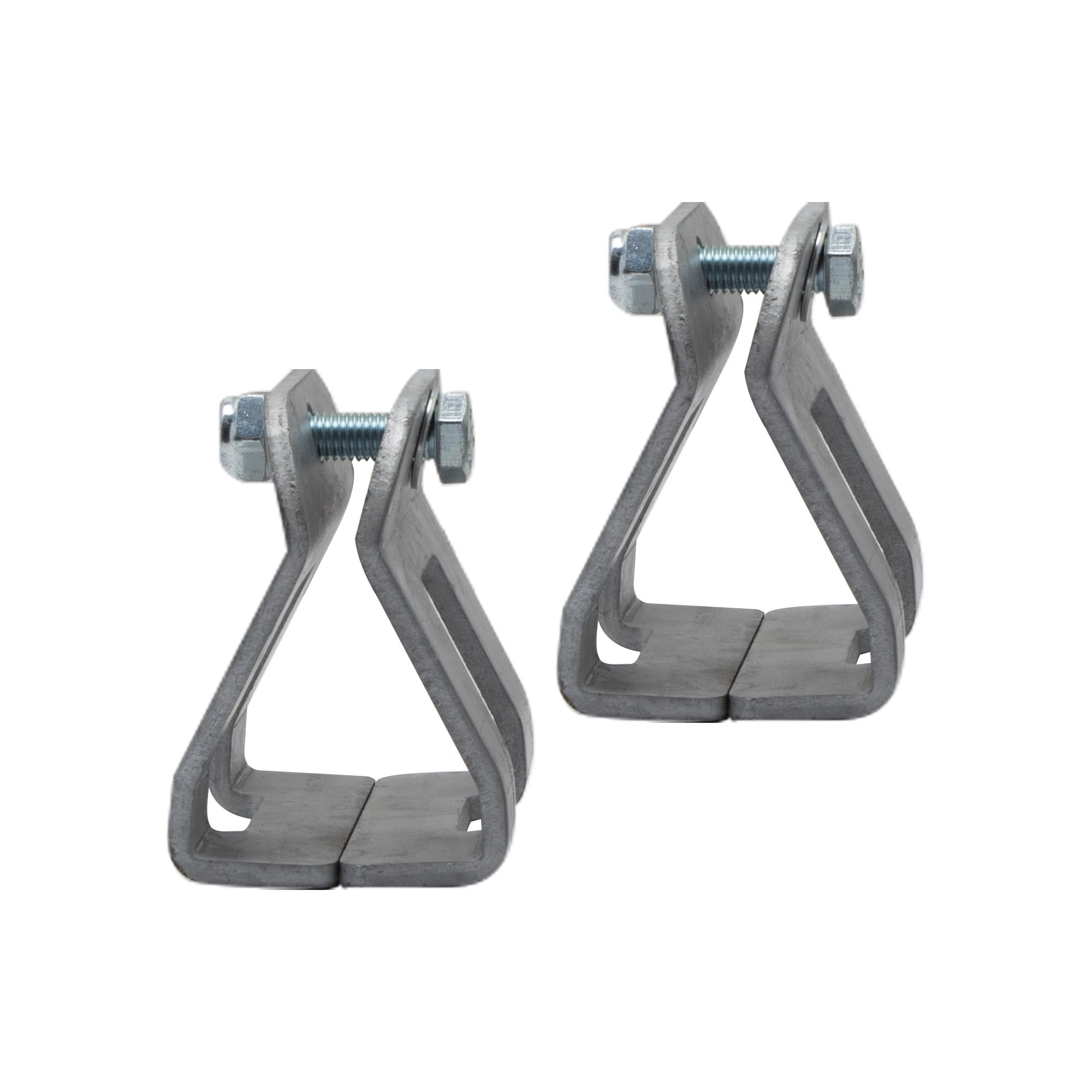 Extreme Max 3006.6887 Galvanized I-Beam Clamp Kit for 1.5" Square Trailer Guide-On Poles