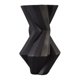 thumbnail image 2 of Jarrón de flores secas, jarrón de arte simple, jarrón decorativo moderno para Negro, 2 of 9