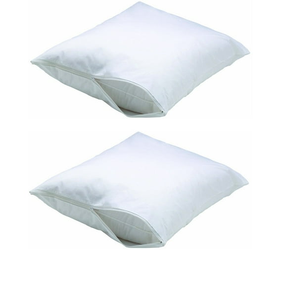 BedShield Pillow Encasement Queen Size, 2-Pack