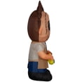 thumbnail image 3 of Gemmy Airblown Inflatable Stylized Leatherface Radar, 3.5 ft Tall, Multicolored, 3 of 5