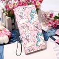 thumbnail image 2 of Allytech iPhone 13 Pro Max Case Wallet, Premium PU Leather Fashion Pattern Design Kickstand Cards Slots Wallet Case Protective Cover for Apple iPhone 13 Pro Max 6.7" - Unicorn, 2 of 2