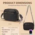 thumbnail image 4 of Crossbody Bags for Women - Vegan Leather Purses with Wide Strap, Trendy Small  Handbag for Everyday Travel, 4 of 6