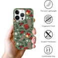 thumbnail image 6 of 2 Packs Christmas Print Phone Case for iPhone 15 Pro 6.1", Aesthetics Pattern Design Soft TPU Silicone Xmas Cases, Shockproof Bumper Protector Camera Girls Women Cover, Gingerbread, 6 of 6