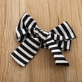 thumbnail image 7 of Mercatoo Toddler Baby Girl Clothes Ribbed Ruffle Sleeve Romper + Stripe Pants + Headband Cute Baby Girl Outfit 3Pcs, 7 of 7