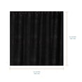 thumbnail image 6 of Moorefield Pebbles PEVA Shower Liner with Black Grommets, Soft-Touch, 72" x 72", Black, 6 of 7