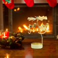 thumbnail image 3 of Aromatherapy Candle Holder Girl'S Heart Golden Revolving Lantern Revolving Dinner Atmosphere Arrangement, 3 of 4