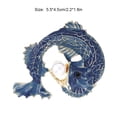 thumbnail image 4 of Guardurnaity Broche decorativo de aleación para mujer, regalos, joyería, broches de pescado, accesorio de vestir para abrigo, cárdigan Ropa, zapatos y accesorios Miscelánea, 4 of 6