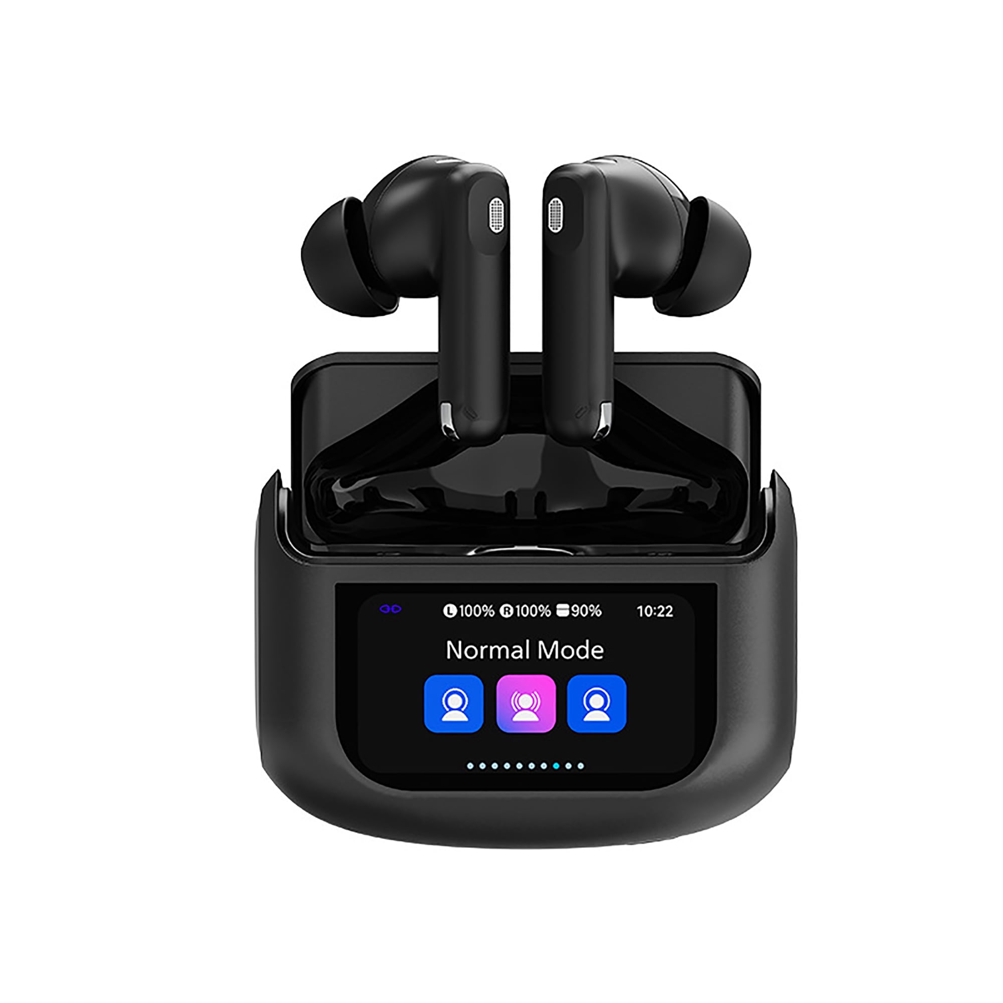 Wireless Earbuds Bluetooth Headphones, EarBuds with Touch Screen, ANC Noise Cancelling Transparency Mode, 40H Stereo Deep Bass, IPX7 Waterproof, Clear Calls, 5 EQ for iOS Android