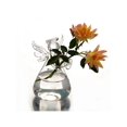 thumbnail image 3 of Hanging Clear Glass Vase Plants Planter Angel Shape Vase Desktop Flower Hydroponic Bottle Home Decor, 3 of 5