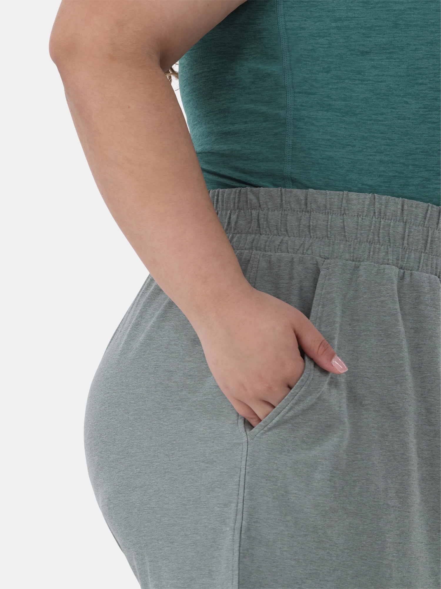 Athletic Works Women's and Women’s Plus ButterCore Soft Performance Gym Shorts, Available in 1, 2 and 5-Pack, Sizes XS-4X