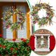 thumbnail image 5 of 35/40/45/50cm Artificial Straw Wreath Wildflower Garland Spring Hanging Pendants Wedding Flower Gift Party Wedding Easter Decor, 5 of 5