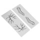 thumbnail image 5 of Regla para cejas, 2 piezas Regla de medición de cejas Escala de cejas Vernier Regla de cejas Escala Durabilidad probada en el tiempo Jadeshay A, 5 of 8