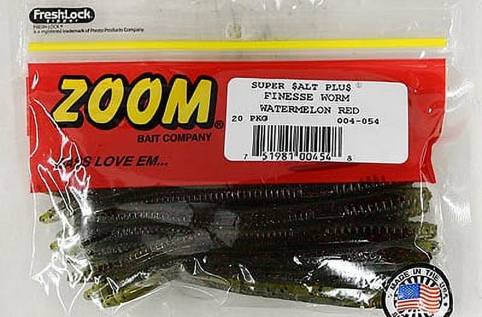 (2 pack) Zoom Finesse 4.5'' Watermelon Red 20pk