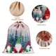 thumbnail image 3 of Bolsa De Regalo De Navidad Santa Árbol De Navidad Linenette Festivo Decorativo Bolsa Con Cordón Saco De Regalo Bolsa De Embalaje Para Navidad Fiesta En Casa Boda Eigraketly HA027565-01, 3 of 7