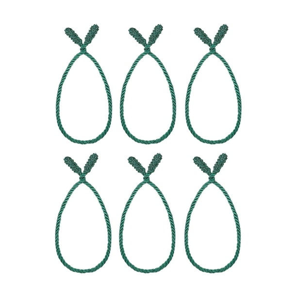 Juego de 6 cintas reutilizables y fáciles de moldear para guirnaldas navideñas, ideales para empaques y decoraciones flexibles, perfectas para calceti Verde