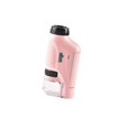 thumbnail image 1 of Pink Pocket Microscope Mini Handheld Microscope With Led Light Portable High Definition, 1 of 5