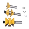 thumbnail image 4 of Rail Stil Routeur Bit, 3pcs Rail Stil Routeur Rail Routeur Bit Fraiseuse à Bois Fonctionnalité Intelligente, 4 of 14