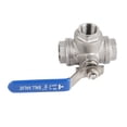 thumbnail image 4 of Stainless Steel Ball Valve Three way DN15 Internal Thread, Made of Stainless Steel, Anti rust, Durable, Versatile, Easy to Install, Suitable for Water, Oil, Steam, 4 of 8