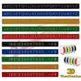 thumbnail image 2 of WWS-Embossing Label Tape Compatible with Dymo Label Maker,3/8 Inch 3D Plastic Labels Replacement for Dymo Organizer Xpress 12965 DYM 12966 Office Mate II (White on Black/Red/Blue/Yellow/Green), 2 of 4