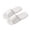 .White, variant on Agkizg Unisex Bathroom Slippers, Women Mens Shower Shoes, Unisex Couple Solid Color Slide Sandals Soft Sole Casual Indoor Home Slippers