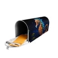 thumbnail image 5 of Naloa Yellow Fish Seahorse Mailbox Covers Magnetic Post Box Cover Post Letter Box Cover Garden Decor-21x18 in, 5 of 8
