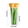 thumbnail image 2 of Rose Flower Potato Chip Clips 5 Pack with Magnetic Storage Box - Cute Kitchen Food Bag Sealers for Chips, Snacks, Pet Food - Keep Food Fresh, Organize Fridge Space, Purple, 2 of 6
