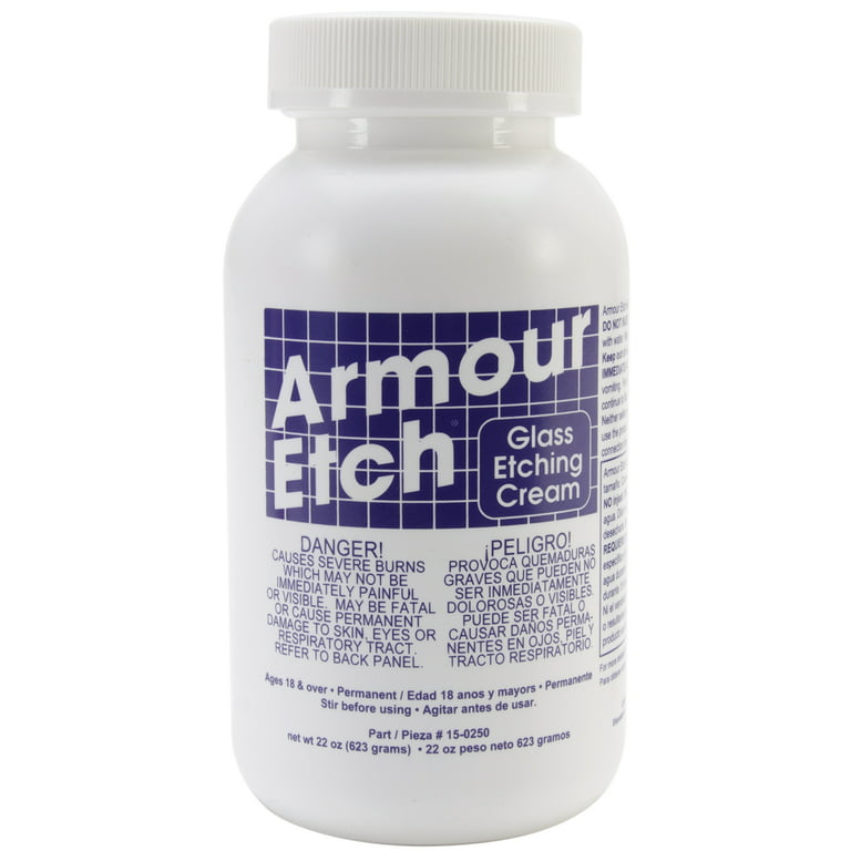 Armour Etch Glass Etching Cream, 22-Ounce: Includes Free How to CD &  Patterns