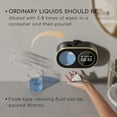 thumbnail image 4 of Automatic Foaming Soap Dispenser with HD LED Digital Clock Foam Soap Dispenser Wall Mount 3000mAh Rechargeable 12oz IPX5 Waterproof Auto Smart Electric Hand Soap Dispenser for Bathroom&Kitchen, 4 of 5