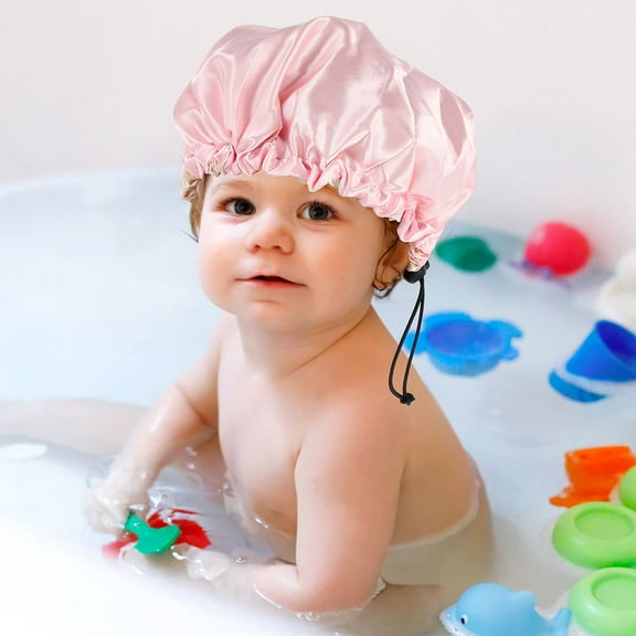 AURARMLET 2Pcs Practical Elastic Sleep Caps Assorted Color Bath Hats for Hair Care and Comfort