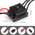 thumbnail image 4 of stanreset Dust-proof Brushless Waterproof ESC Suitable For All-weather Races 1.Water-proof And Dust-proof Black C, 4 of 6