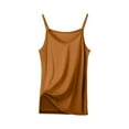 thumbnail image 1 of Camisoles pour Femmes Débardeurs pour Femmes Grande Taille Col en V Chic Décontracté Été Sans Manches Camisoles Blouses Chemises Basiques, 1 of 1