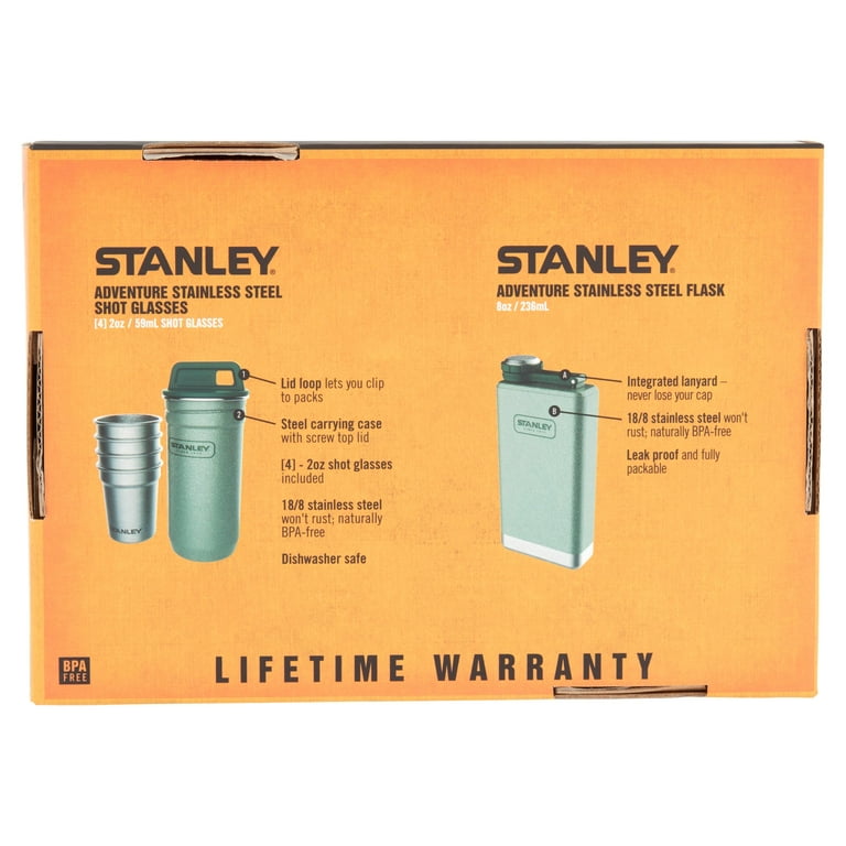 Stanley Adventure Steel Shots & Flask Gift Set