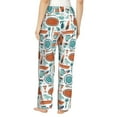 thumbnail image 3 of Xecao Cute Tableware Women's Straight Lounge Pajama Pants: The Epitome of Relaxed Sleepwear, 3 of 9