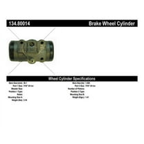 Centric Parts Drum Brake Wheel Cylinder P/N:134.80014